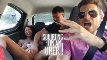 After Watching Foreign Movies, Drive Uber To Pick Up Passengers. Then Have Group Sex Vaginal With A Horny Passenger Customer. Semen In My Mouth.
