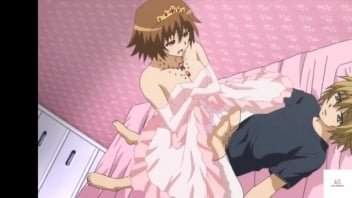 Animasi porno animasi mesum Jepang duduk di atas vagina yang bergetar penis
