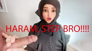 穆斯林色情漫画：阿拉伯色情女孩头巾 老姐被过滤成漫画人物 18打破常规的性感渔网袜 阴道里的淫水根据哥哥的阴茎而蔓延