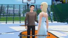 농구 선수와 남자친구 앞에서 바람을 피운 여자친구
