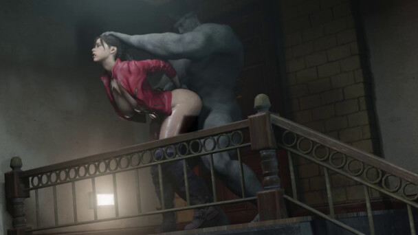 Claire Redfield Pounded By Mr.X