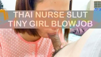 泰国语音视频4K：性感的小姑娘护士坐着给男朋友吸阴茎。你也可以喝风筝汁。